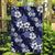 Hawaiian Hibiscus Tribal Floral Blue Garden Flag Polynesian Tapa Pattern - Polynesian Pride