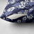 Hawaiian Hibiscus Tribal Floral Blue Pillow Cover Polynesian Tapa Pattern - Polynesian Pride