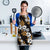 Hawaiian Hibiscus Tribal Floral Brown Apron Polynesian Tapa Pattern - Polynesian Pride