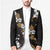 Hawaiian Hibiscus Tribal Floral Brown Blazer Polynesian Tapa Pattern - Polynesian Pride