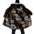 Hawaiian Hibiscus Tribal Floral Brown Cloak Polynesian Tapa Pattern - Polynesian Pride