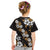 Hawaiian Hibiscus Tribal Floral Brown Kid T Shirt Polynesian Tapa Pattern - Polynesian Pride
