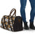 Hawaiian Hibiscus Tribal Floral Brown Travel Bag Polynesian Tapa Pattern - Polynesian Pride