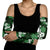 Hawaiian Hibiscus Tribal Floral Green Arm Sleeves Polynesian Tapa Pattern - Polynesian Pride