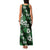 Hawaiian Hibiscus Tribal Floral Green Family Matching Tank Maxi Dress and Hawaiian Shirt Polynesian Tapa Pattern - Polynesian Pride