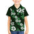 Hawaiian Hibiscus Tribal Floral Green Family Matching Tank Maxi Dress and Hawaiian Shirt Polynesian Tapa Pattern - Polynesian Pride