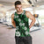 Hawaiian Hibiscus Tribal Floral Green Men Tank Top Polynesian Tapa Pattern - Polynesian Pride