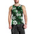 Hawaiian Hibiscus Tribal Floral Green Men Tank Top Polynesian Tapa Pattern - Polynesian Pride