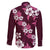 Hawaiian Hibiscus Tribal Floral Pink Family Matching Mermaid Dress and Hawaiian Shirt Polynesian Tapa Pattern - Polynesian Pride
