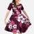Hawaiian Hibiscus Tribal Floral Pink Family Matching Tank Maxi Dress and Hawaiian Shirt Polynesian Tapa Pattern - Polynesian Pride