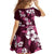 Hawaiian Hibiscus Tribal Floral Pink Family Matching Tank Maxi Dress and Hawaiian Shirt Polynesian Tapa Pattern - Polynesian Pride