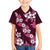 Hawaiian Hibiscus Tribal Floral Pink Family Matching Tank Maxi Dress and Hawaiian Shirt Polynesian Tapa Pattern - Polynesian Pride