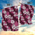 Hawaiian Hibiscus Tribal Floral Pink Garden Flag Polynesian Tapa Pattern - Polynesian Pride