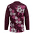 Hawaiian Hibiscus Tribal Floral Pink Hockey Jersey Polynesian Tapa Pattern - Polynesian Pride