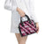 Hawaiian Hibiscus Tribal Floral Pink Shoulder Handbag Polynesian Tapa Pattern - Polynesian Pride