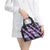 Hawaiian Hibiscus Tribal Floral Purple Shoulder Handbag Polynesian Tapa Pattern - Polynesian Pride