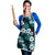 Hawaiian Hibiscus Tribal Floral Teal Apron Polynesian Tapa Pattern - Polynesian Pride