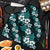 Hawaiian Hibiscus Tribal Floral Teal Apron Polynesian Tapa Pattern - Polynesian Pride