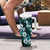 Hawaiian Hibiscus Tribal Floral Teal Tumbler With Handle Polynesian Tapa Pattern - Polynesian Pride
