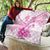 Personalised New Zealand Pink Fern Breast Cancer Quilt Polynesian Pattern