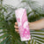 Personalised New Zealand Pink Fern Breast Cancer Skinny Tumbler Polynesian Pattern