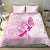 Personalised Aotearoa Breast Cancer Bedding Set New Zealand Maori Pattern