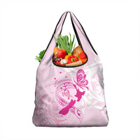 Aotearoa Breast Cancer Grocery Bag New Zealand Maori Pattern