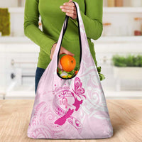 Aotearoa Breast Cancer Grocery Bag New Zealand Maori Pattern