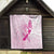 Personalised Aotearoa Breast Cancer Quilt New Zealand Maori Pattern