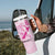 Personalised Aotearoa Breast Cancer Tumbler With Handle Maori Pattern