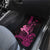 Hawaii Breast Cancer Car Mats Girl Floral Kakau Pattern