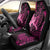 Hawaii Breast Cancer Car Seat Cover Girl Floral Kakau Pattern