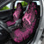 Hawaii Breast Cancer Car Seat Cover Girl Floral Kakau Pattern