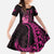 Hawaii Breast Cancer Family Matching Mermaid Dress and Hawaiian Shirt Girl Floral Kakau Pattern