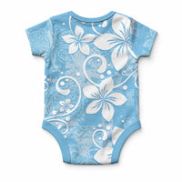 Fiji Tapa Pattern Baby Onesie Plumeria Floral LT01 - Polynesian Pride