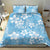 Fiji Tapa Pattern Bedding Set Plumeria Floral