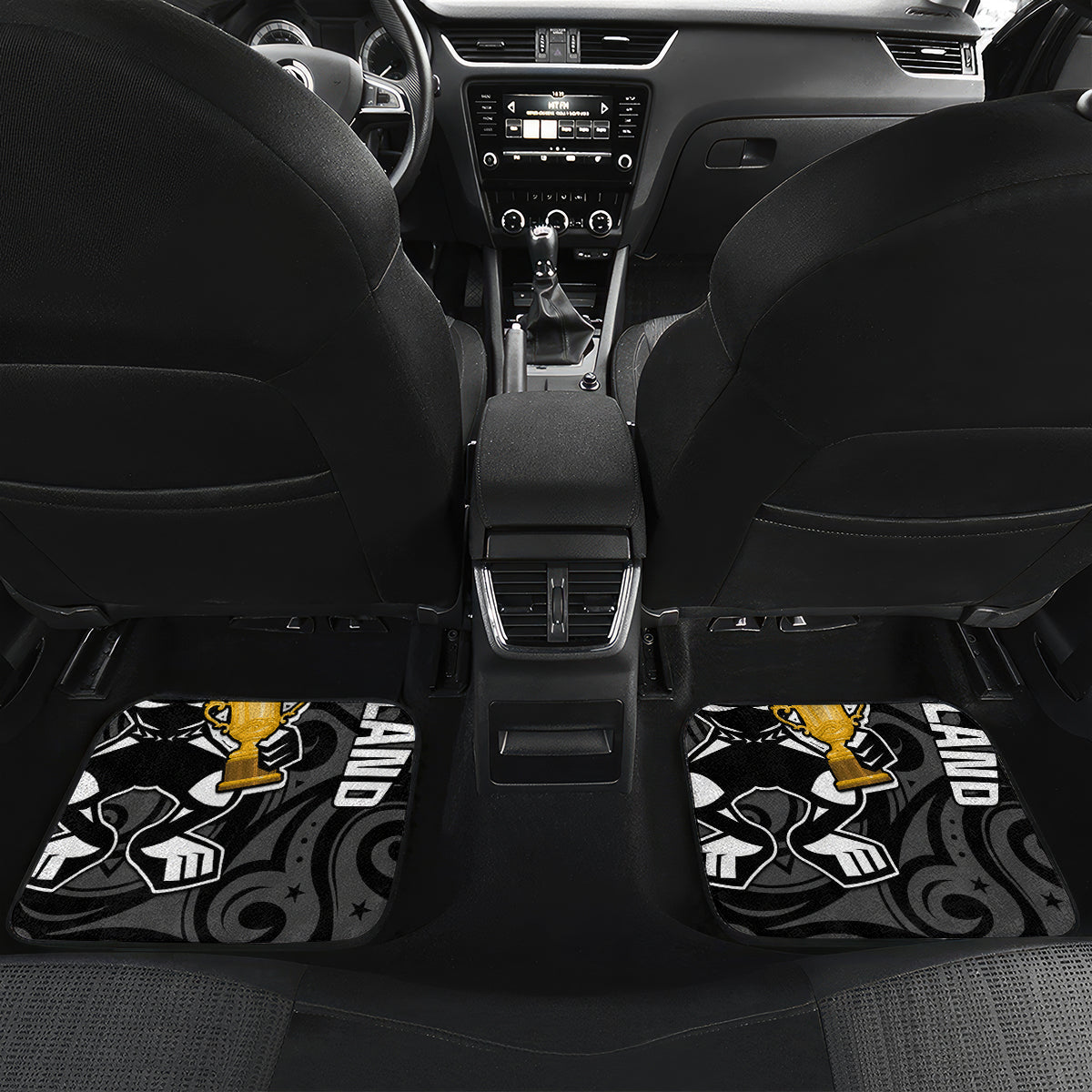 New Zealand Silver Fern Rugby Car Mats Aotearoa Champion 2023 World Cup LT01 - Polynesian Pride