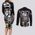 Custom New Zealand Silver Fern Rugby Couples Matching Long Sleeve Bodycon Dress and Long Sleeve Button Shirt Aotearoa Champion 2023 World Cup LT01 - Polynesian Pride