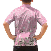 Cranes Sakura Floral Pink Pastel Hawaiian Shirt Hawaii Japan Culture - Polynesian Pride