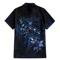 Personalised Matariki Paua Shell New Zealand Family Matching Mermaid Dress and Hawaiian Shirt Haka Dance At The Starry Night LT01 - Polynesian Pride
