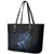 Matariki Paua Shell New Zealand Leather Tote Bag Haka Dance At The Starry Night