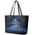 Matariki Kiwi Leather Tote Bag Silver Fern