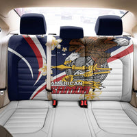 Personalized American Samoa Back Car Seat Cover Amerika Samoa Bald Eagle