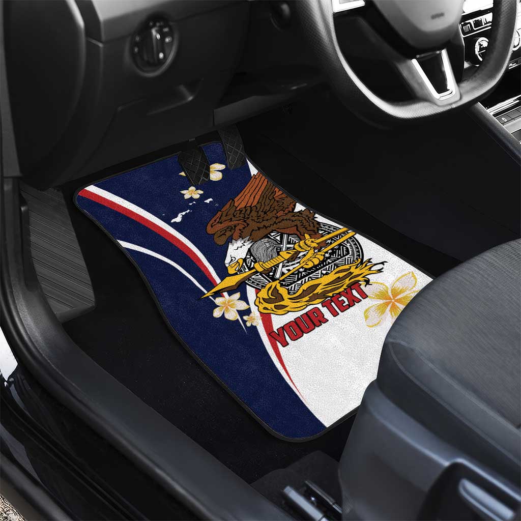 Personalized American Samoa Car Mats Amerika Samoa Bald Eagle