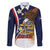 Personalized American Samoa Family Matching Tank Maxi Dress and Hawaiian Shirt Amerika Samoa Bald Eagle