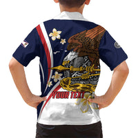 Personalized American Samoa Hawaiian Shirt Amerika Samoa Bald Eagle