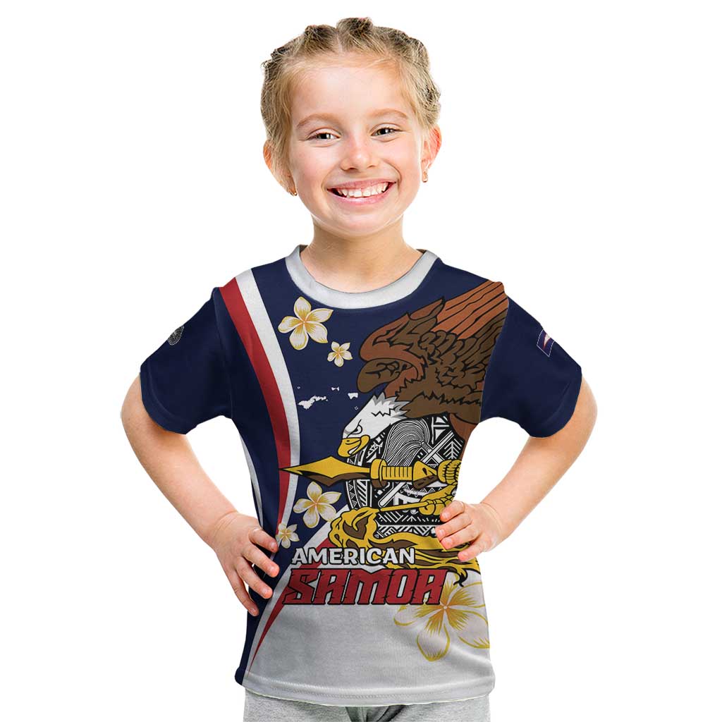 Personalized American Samoa Kid T Shirt Amerika Samoa Bald Eagle