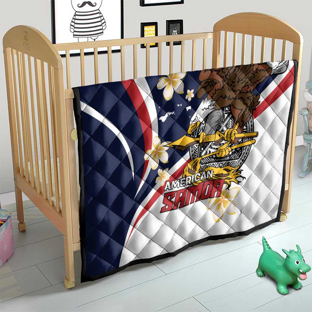 Personalized American Samoa Quilt Amerika Samoa Bald Eagle