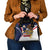 Personalized American Samoa Shoulder Handbag Amerika Samoa Bald Eagle