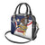 Personalized American Samoa Shoulder Handbag Amerika Samoa Bald Eagle